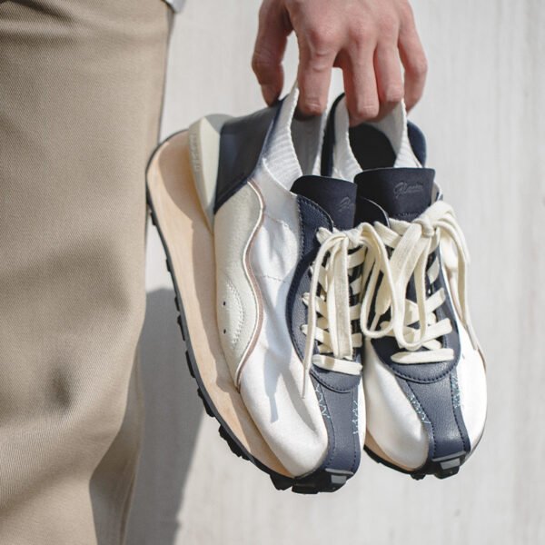 Retro Casual Running Shoes for Men – Stylish & Comfortable